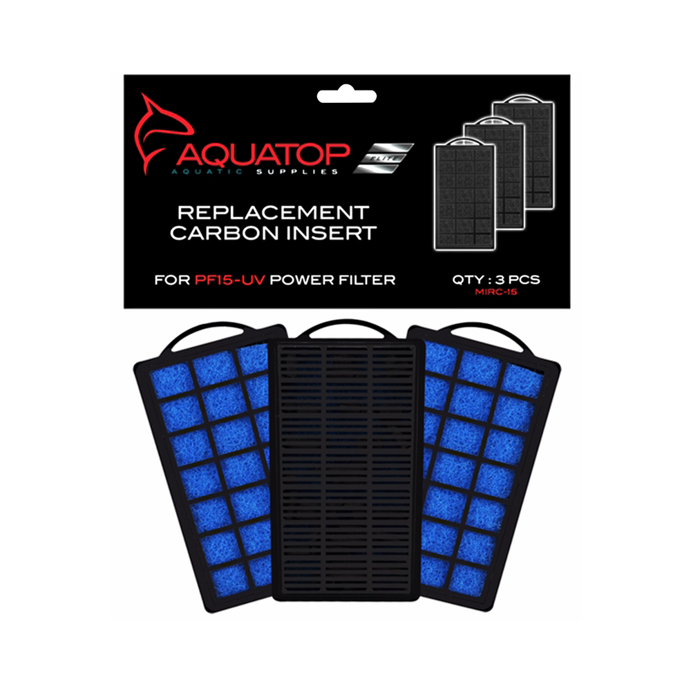 AQUATOP MIRC-15 Aquarium Carbon Cartridge for PF15-UV Hang On UV